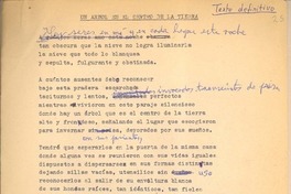 Un árbol en el centro de la tierra