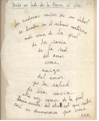 Desde un lado de la tierra al otro