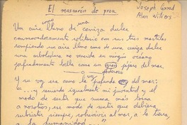 El mascarón de proa