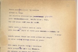 [Nunca quiero escribir los nombres...]