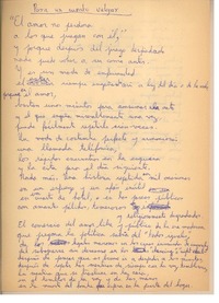 Para un cuento vulgar