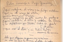 Pobre homenaje a Rojas Jiménez