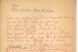 Estos paisajes llenos de colinas