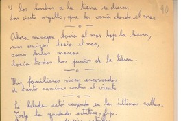 [Y los hombres a la tierra se dieron...]