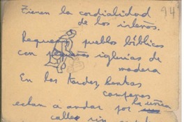 [Tienen la cordialidad los isleños...]