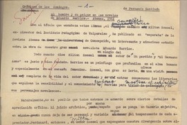 El hombre y su psique en las novelas de Eduardo Barrios