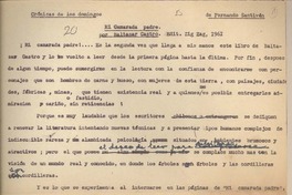 Mi camarada padre de Baltazar Castro