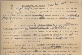 Los hombres del hombre por Eduardo Barrios