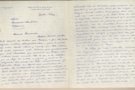 [Carta] 1930 noviembre 13, Santiago, Chile [a] Fernando Santiván