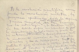 [A la revolución científica...]