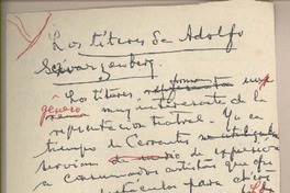 Los títeres de Adolfo Schwarzenberg