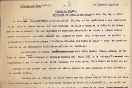 Alonso de Ovalle. Antologia de Raúl Silva Castro