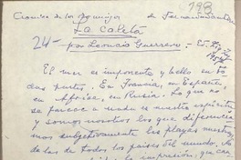 La caleta por Leoncio Guerrero