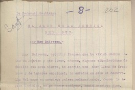 El amor en la América del Sur por Max Daireaux