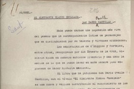 El almirante Blanco Encalada