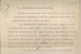 El diccionario de don Virgilio