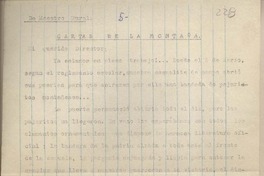 Cartas de la montaña