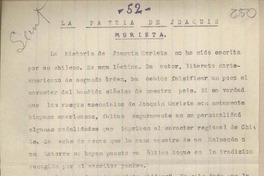 La patria de Joaquín Murieta