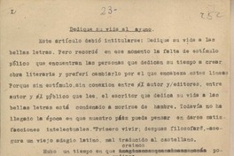 Dedique su vida al ayuno