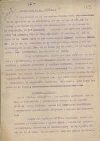 Intimidades de la política