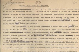 ¿Mujeres para laguna del desierto?