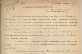 La Frontera, isla grande y maravillosa