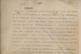 Caleuche por Magdalena Petit