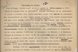 Centenario de Goethe