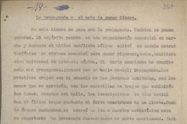 La propaganda o el arte de ganar dinero