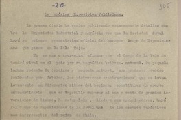 La próxima exposición valdiviana