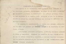 Exposición de D. Eduardo Taladrid