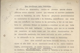 Una verguenza para Valdivia