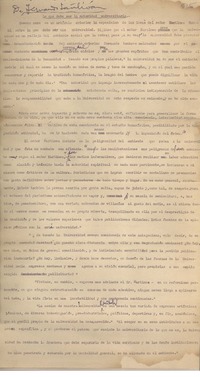 Lo que debe ser la autoridad universitaria