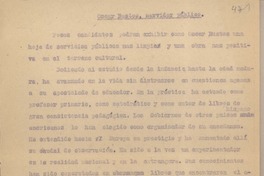 Oscar Bustos, servidor público
