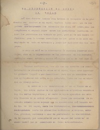 La producción de cobre en Chile