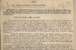 Las derechas implantan la tiranía económica