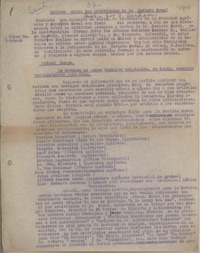 Informe sobre las actividades de la Revista Saval