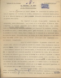 La soberanía de Chile en las tierras australes