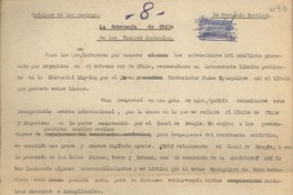 La soberanía de Chile en las tierras australes