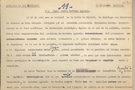 Un foro sobre reforma agraria