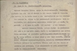 El cuco de la sindicalización campesina