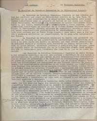 La Facultad de estudios generales de la Universidad Austral