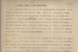 La Saval llama a sus asociados