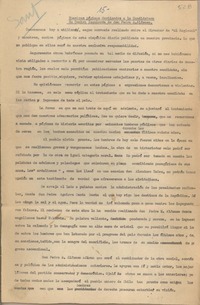 Nuestras páginas destinadas a la candidatura de centro izquierda a don Pedro E. Alfonso