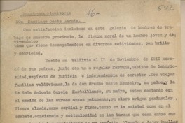 Nuestros agricultores don Santiago Gaete García