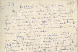 Rotación de cultivos