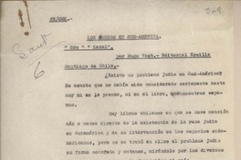 Los judíos en sudamérica