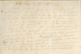 [Carta] 1945 mayo 2, [Chile] [a] [Gabriela Mistral], [Brasil?]