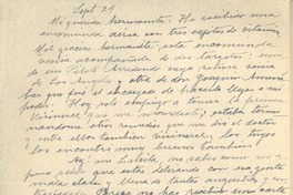 [Carta] [1946?] sept. 24, [Chile] [a] [Gabriela Mistral]