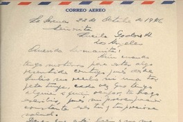 [Carta] 1946 oct. 22, La Serena, [Chile] [a] Lucila Godoi [i.e. Godoy] A., Los Angeles, [EE.UU.]